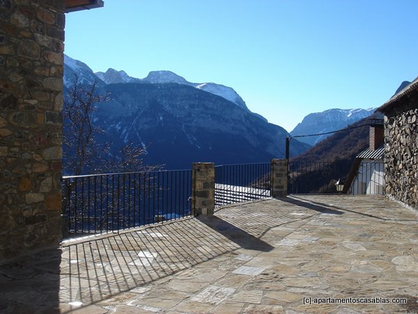 Terraza Casa Blas de Gistaín